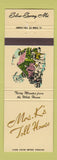 Matchbook Cover - Mrs K's Toll House Silver Spring MD