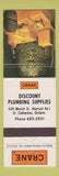 Matchbook Cover - Crane Bathroom Fixtures ST Catharines ON