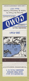 Matchbook Cover - Como Restaurant Niagara Falls NY