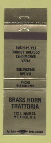Matchbook Cover - Brass Horn Trattoria Italian Mount Kisco NY
