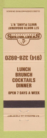 Matchbook Cover - Sweetwater's Restaurant White Plains NY