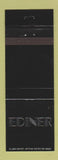 Matchbook Cover - Ediner