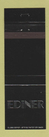 Matchbook Cover - Ediner
