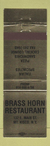 Matchbook Cover - Brass Rail Restaurant Mount Kisco NY