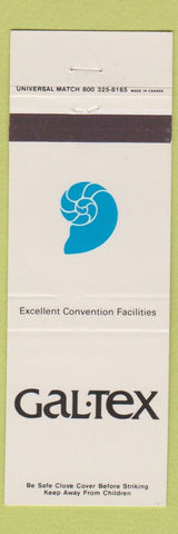 Matchbook Cover - Gal Tex Convention Facilities Washington DC Houston Galveston