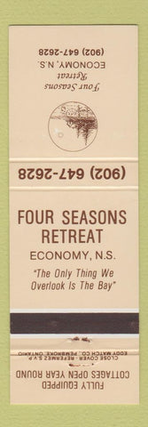 Matchbook Cover - Four Seasons Retreat Economy NS