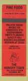 Matchbook Cover - Hungry Tiger Columbia MO