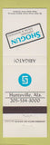 Matchbook Cover - Shogun Japanese Steak Huntsville AL