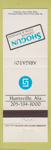 Matchbook Cover - Shogun Japanese Steak Huntsville AL