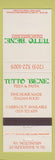 Matchbook Cover - Tutto Bene Pizza Italian Arlington VA