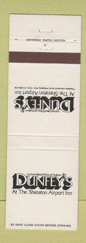 Matchbook Cover - Dunfey's Sheraton Airport Inn