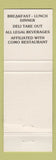Matchbook Cover - Gooses Roost Niagara Falls NY
