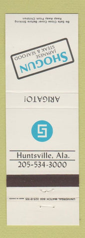 Matchbook Cover - Shogun Japanese Steak Huntsville AL