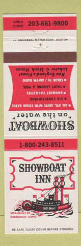 Matchbook Cover - Showboat Inn Greenwich CT
