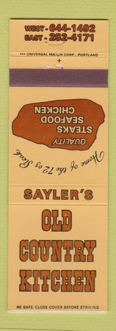 Matchbook Cover - Old Country Kitchen Sayler's