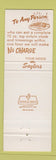 Matchbook Cover - Old Country Kitchen Sayler's