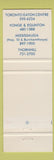 Matchbook Cover - Lime Rickey's Restaurant Toronto ON