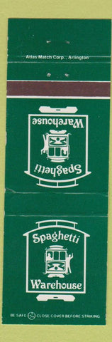 Matchbook Cover - Spaghetti Warehouse Akron OH WEAR
