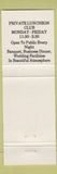 Matchbook Cover - Tyrrell's Dining Club Restaurant Marlton NJ