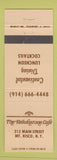 Matchbook Cover - Brownstone Cafe Mount Kisco NY