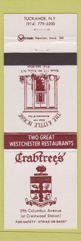 Matchbook Cover - Crabtree's Kittle House Mount Kisco NY Tuckahoe