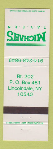 Matchbook Cover - Michael's Tavern Lincolndale NY
