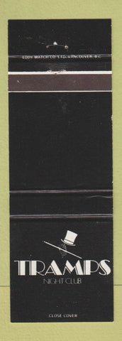 Matchbook Cover - Tramps Night Club Capri Hotel Kelowna BC