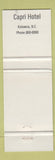 Matchbook Cover - Tramps Night Club Capri Hotel Kelowna BC