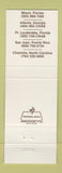 Matchbook Cover - Crabhouse Seafood Restaurant Miami Fort Lauderdale Charlotte