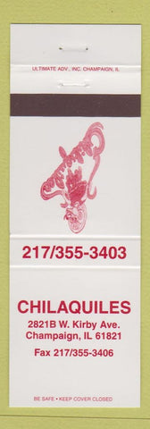 Matchbook Cover - Chilaquiles Champaign IL