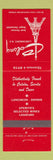 Matchbook Cover - Colony French Restaurant Larchmont NY