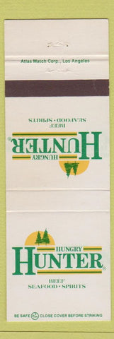Matchbook Cover - Hungry Hunter Restaurant