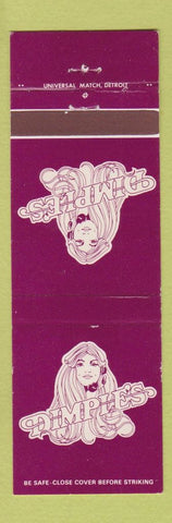 Matchbook Cover - Dimple's Restaurant Dearborn Heights MI girlie