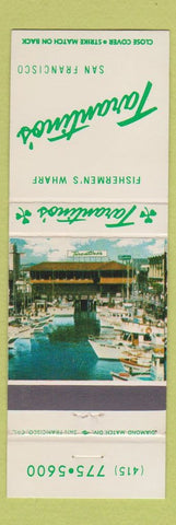 Matchbook Cover - Tarantino's San Francisco CA