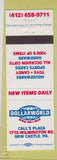 Matchbook Cover - Dollar World New Castle PA