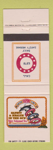Matchbook Cover - DuPont Safety Kinston NC 1984