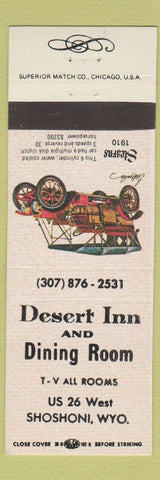 Matchbook Cover - Desert Inn Shoshoni WY