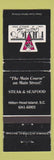 Matchbook Cover - Fulvio's Grill Cafe Hilton Head Island SC WORN