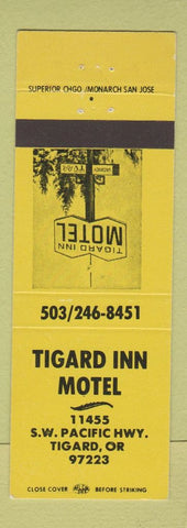 Matchbook Cover - Tigard Inn Motel OR