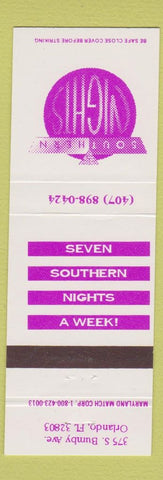 Matchbook Cover - Southern Nights Orlando FL