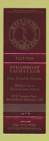 Matchbook Cover - Steamboat Yacht Club Steamboat Springs Colorado