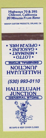 Matchbook Cover - Hallelujah Junction Chilcoot CA