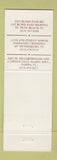 Matchbook Cover - Fat Jack's Jacque's Cajun Cafe St Petersburg Tampa FL WEAR