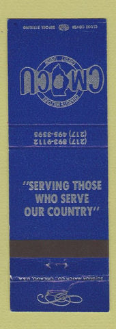 Matchbook Cover - Chanute Military Credit Union Rantoul IL