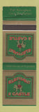 Matchbook Cover - Elephant and Castle Toronto Ottawa London Sarnia ON