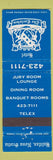 Matchbook Cover - The Carleton Halifax NS WEAR