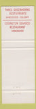 Matchbook Cover - Salmon House on the Hill West Vancouver BC WEAR