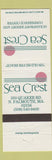 Matchbook Cover - Sea Crest Resort North Falmouth MA