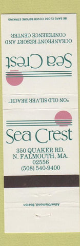 Matchbook Cover - Sea Crest Resort North Falmouth MA