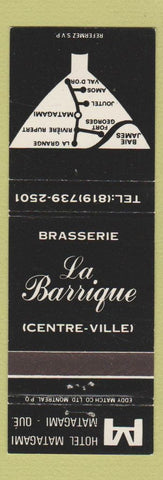 Matchbook Cover - Hotel Matagami QC